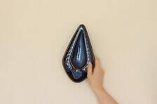 Mid-Century Ceramic Wall Lamps by Einar Johansen for Søholm Stentøj, Denmark