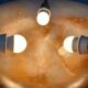 Antique alabaster Art Deco plafonnier chandelier
