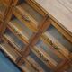 Vintage dutch oak haberdashery cabinet 1930s