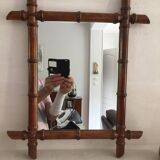 Bamboo imitation wooden mirror