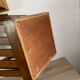 Old art deco basket style Frank Adnet design slatted waste paper basket