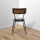 Set of 4 industrial chairs, Manufactori