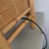 Vintage rattan lamp