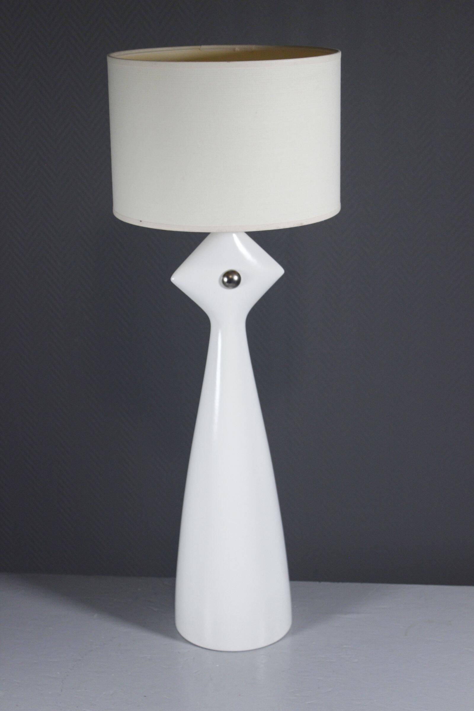 Kostka France large ceramic lamp post-modern design 1990s