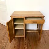 Vintage children's desk of the 40s/50s in oak