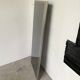 Brushed stainless steel mirror circa François Monnet and Joelle Ferlande