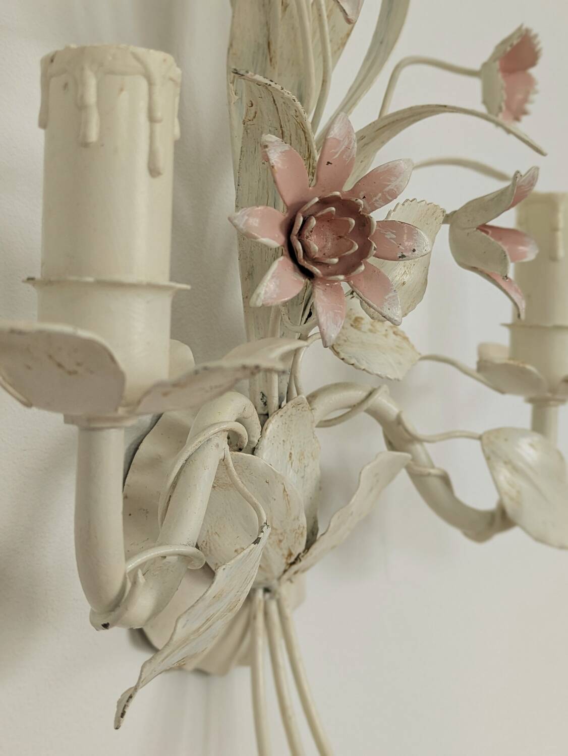 Shabby chic wall lights