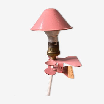 Lampe champignon à pince ancienne