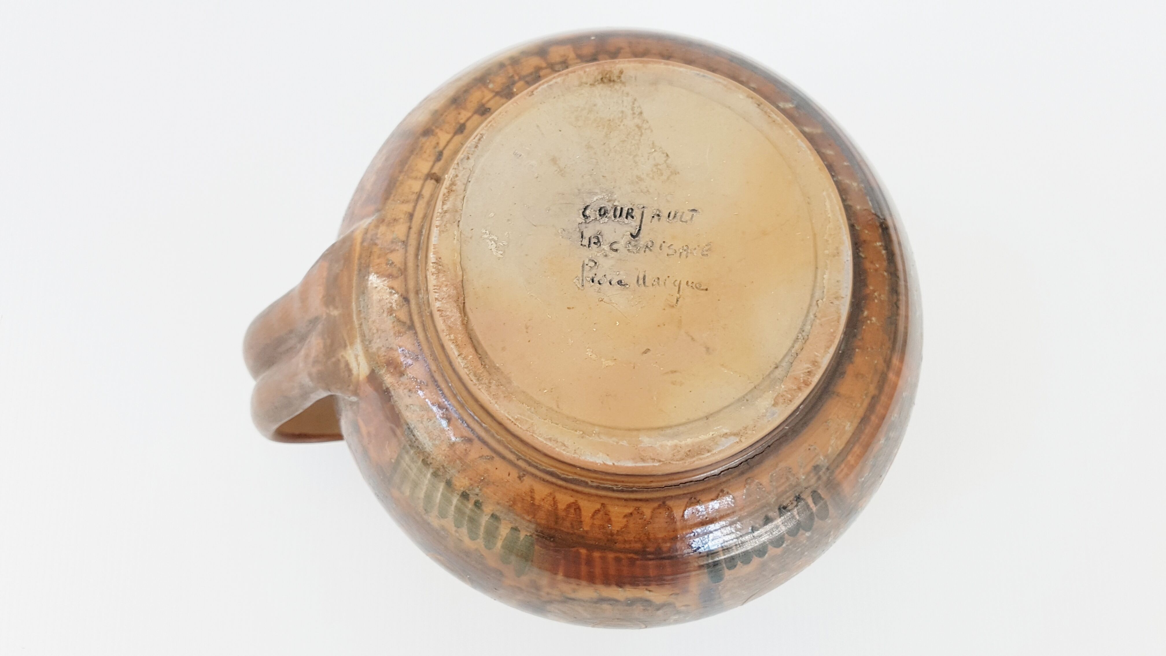 Jug in glazed stoneware of Jean-Claude Courjault 1970