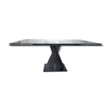 Extensible dining table (180-260) glass Roche Bobois