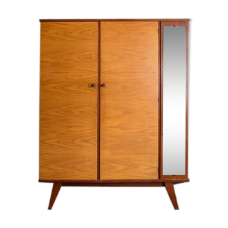 Vintage cabinet with compass feet