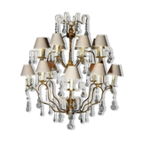 Prato grapefruit chandelier from Flamant