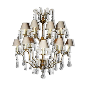 Prato grapefruit chandelier from Flamant