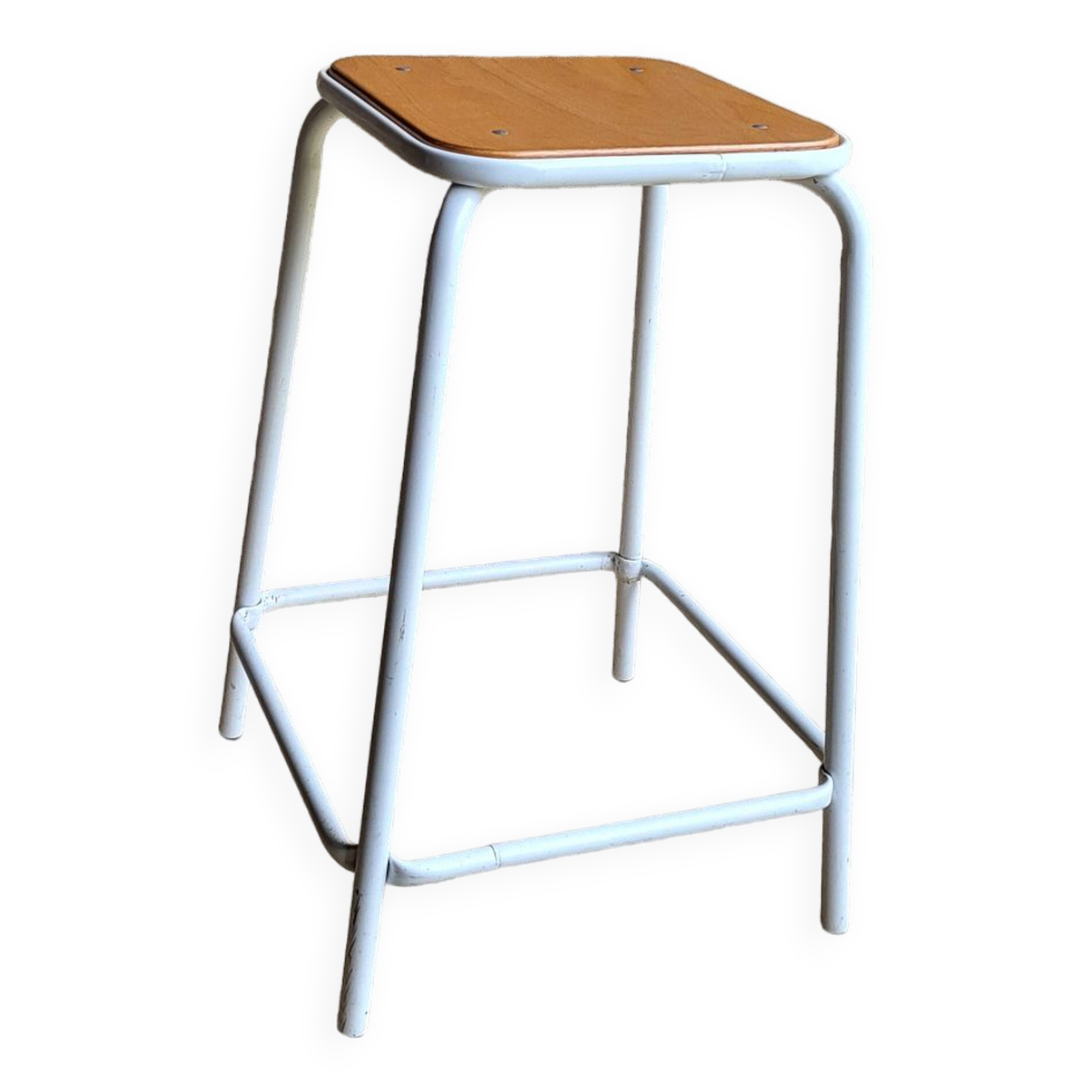 Vintage school industrial stool