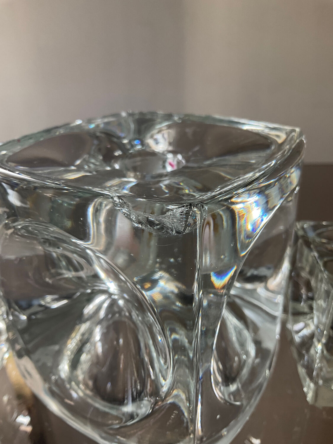 Trio of Peill & Putzler candle holders from the 70s