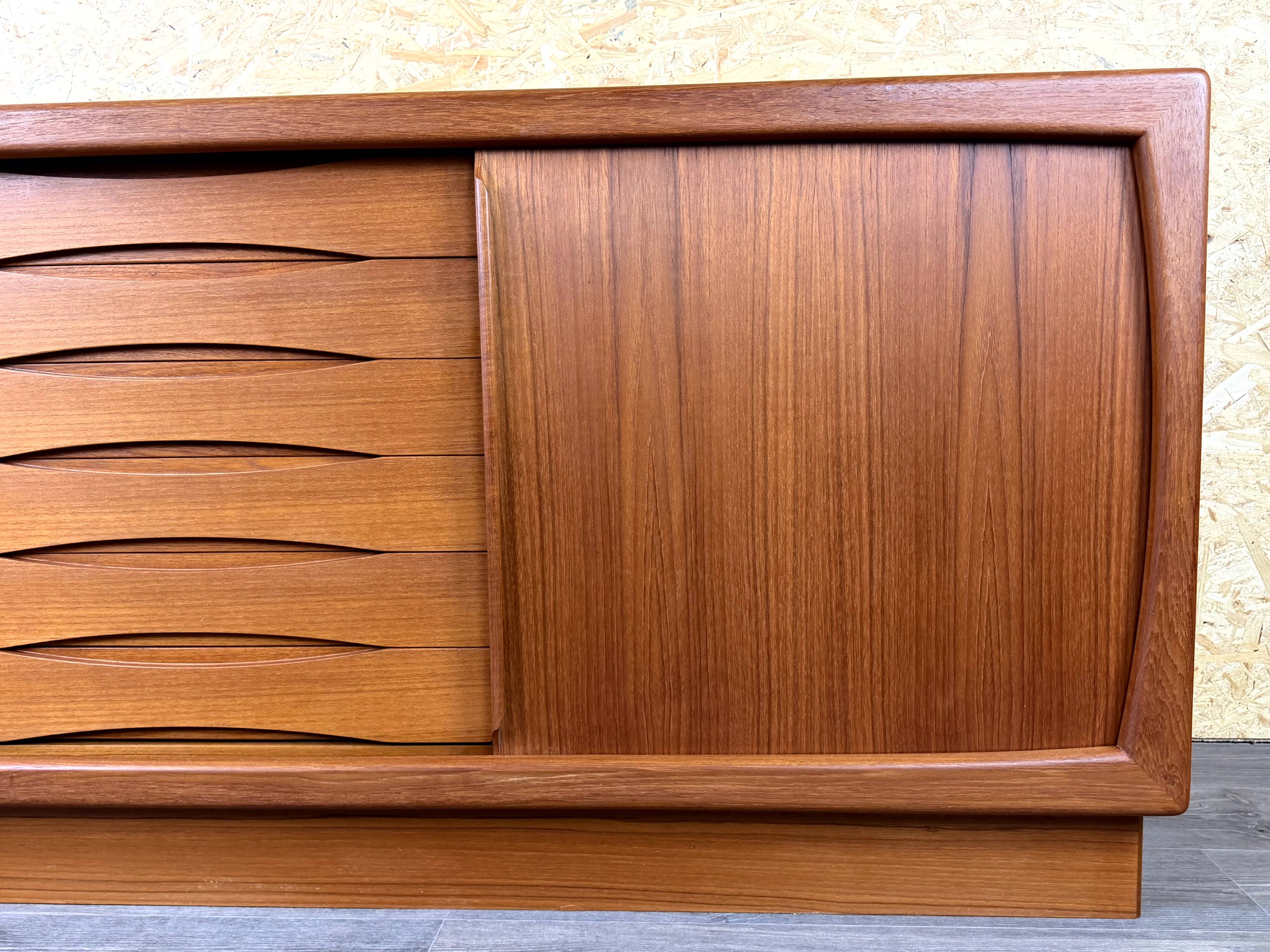 1960s 1970s Teak Sideboard Credenza by Dyrlund Made in Denmark