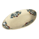 Ravier ironstone Longchamp model Rita - oval dish antique earthenware