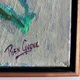 Midcentury abstract composition by Dutch artist Rien Goené (1929 – 2013)