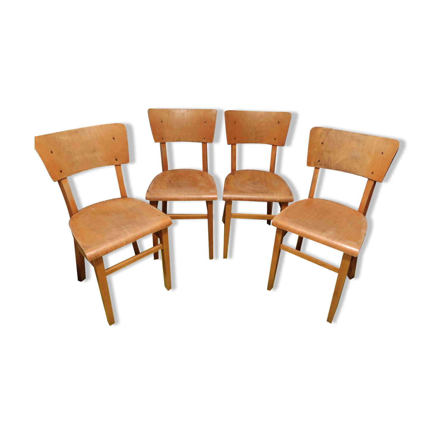 4 bistro chairs 50s Thonet