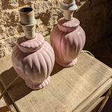 Paire de pieds de lampes de chevets