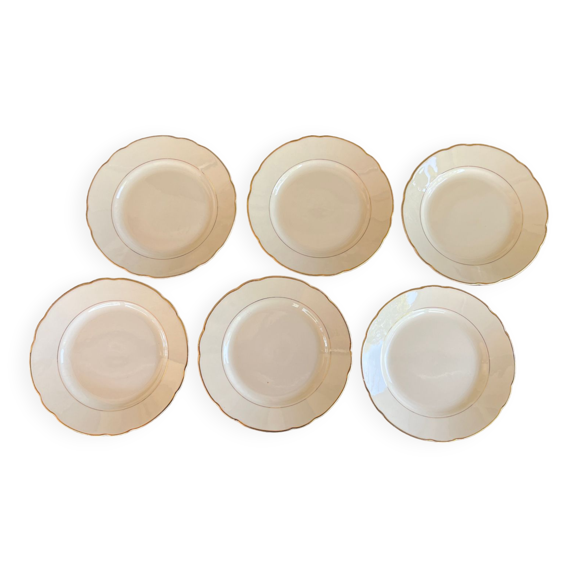 6 Villeroy&Boch dessert plates