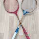 Vintage Antique Wooden Badminton Rackets