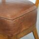 Vintage design armchair / cocktail chair made of sheepskin leather