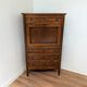 Secrétaire bureau commode vintage en bois