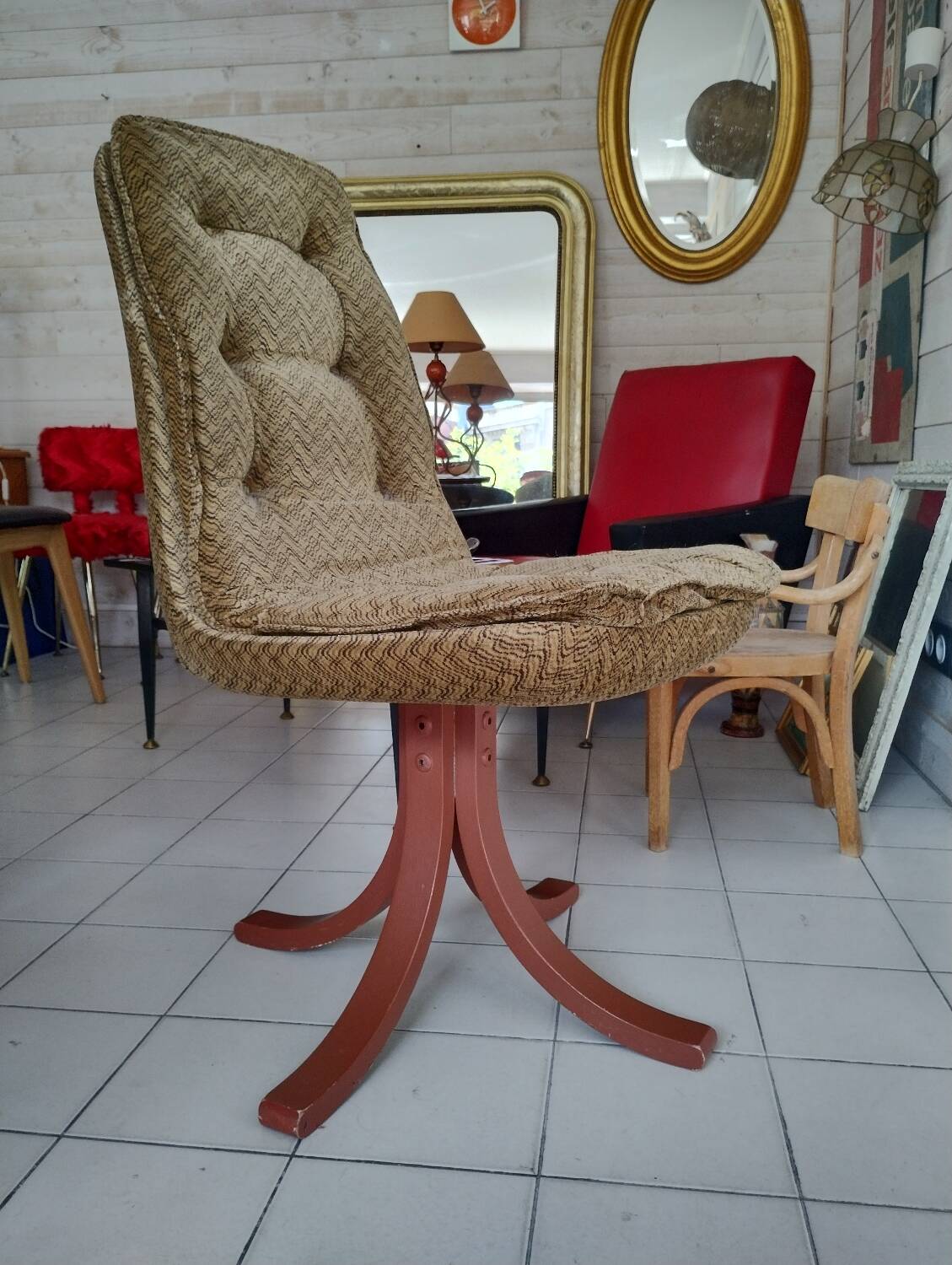 1970s swivel chair