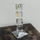 Post-modern crystal candlestick, Nachtmann House