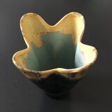 Green ceramic soup tureen