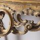 Antique classic console in wood decorated with mirror from the late 19th