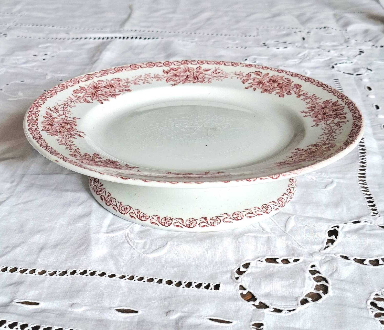 Ironstone earthenware plate