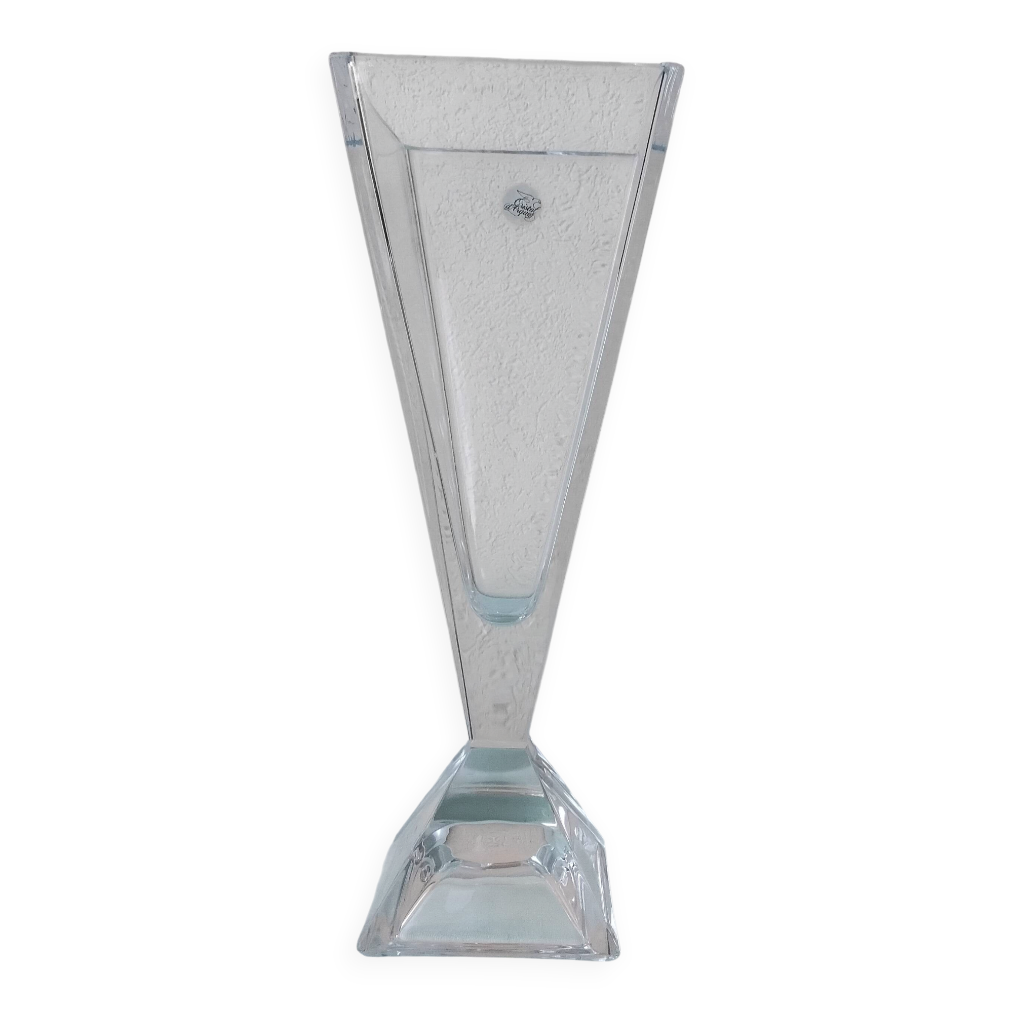 Vase en cristal design
