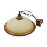 Round chandelier in glass and brass diameter 40cm