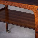 Bar Cart in Rosewood by Edmund Brouer, Denmark, 1970s