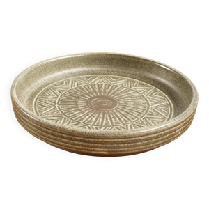 plat danois en céramique - 1960