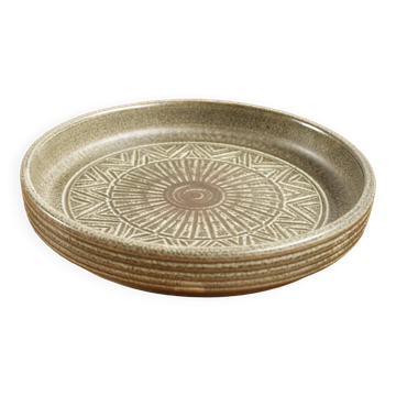 Danish ceramic dish by Johgus Bornholm, 1960s