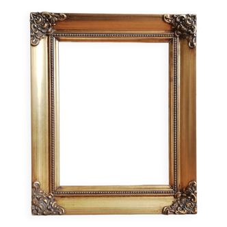 Golden wood frame