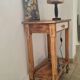 Country chic console side table