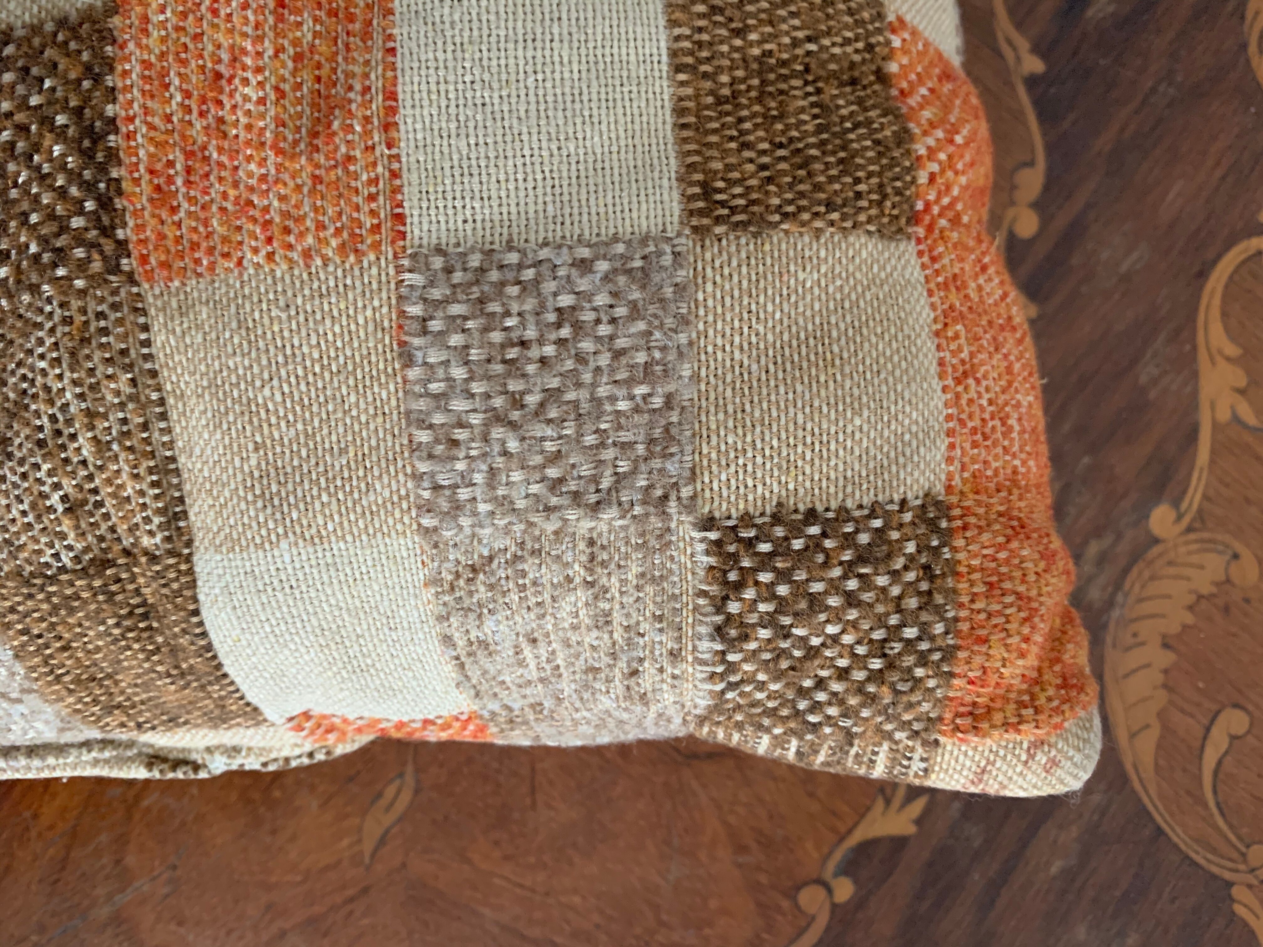 Cousin wool tiles tones beige/orange