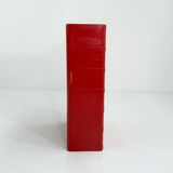 Red cabinet model “4964” by Olaf Von Bohr for Kartell, 1970