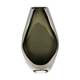 Vase en verre fumé par Nils Landberg 'Sommerso' pour Orrefors, Suède, années 1970
