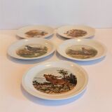 set of 5 plates Bavaria