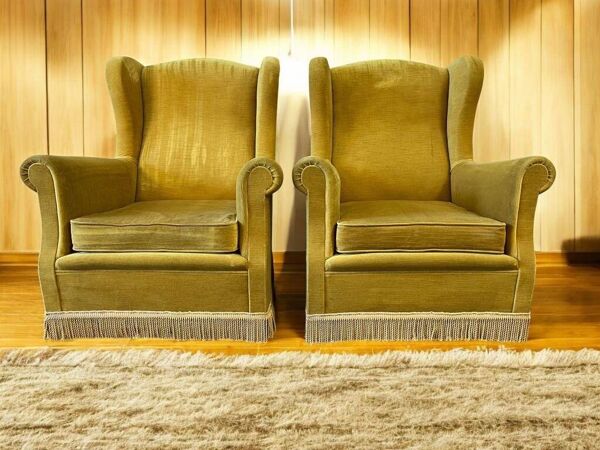 Set de 2 fauteuils club vintage / fauteuils / fauteuils individuels