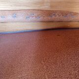 6 chaise regain orme massif et cuir epais