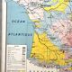 Old school map Hatier Brunhes 32, 1940 - Mineral France