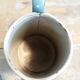 Blue enamel coffee pot