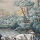 Tapisserie Jacquard de style Aubusson "Berger Galant"
