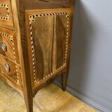 commode de style Louis XVI en bois fruitier